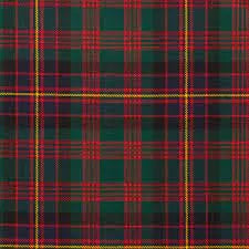 Tartan Handfasting Ribbon - Pointed