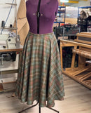 Full Lined Tartan Circle Skirt in Fraser Weathered
