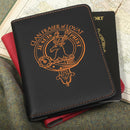 Fraser of Lovat Clan Crest Leather Passport Cover