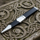 Fyne Sterling Silver Plain Top Sgian Dubh