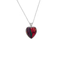 Heathergems Heart Pendant handcrafted in sterling silver, showcasing a unique design inspired by the Scottish landscape, perfect for individual gifts.