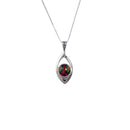 Heathergems Open Oval Silver Pendant crafted from 925 Sterling Silver, showcasing unique Scottish design and individuality, perfect for personal gifting.