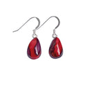 Heathergems Teardrop Earrings showcasing unique Scottish craftsmanship and double-sided design, perfect for a personal gift.