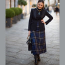 Ladies Floor Length Hand Stitched Kilt - mediumweight showcasing its traditional design and craftsmanship.