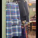 Ladies Floor Length Hand Stitched Kilt - heavyweight, featuring traditional craftsmanship and mediumweight tartan design.