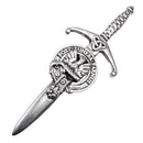 Clan Crest Pewter Kilt Pin with Mow Crest