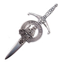 Clan Crest Pewter Kilt Pin with MacLea Crest