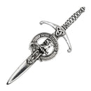 Clan Crest Pewter Kilt Pin with Wedderburn Crest