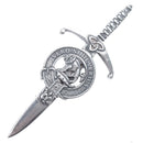 Clan Crest Pewter Kilt Pin with Weir Crest