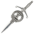 Clan Crest Pewter Kilt Pin with MacRae Crest