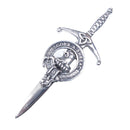 Clan Crest Pewter Kilt Pin with MacNicol Crest