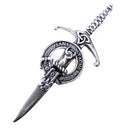 Clan Crest Pewter Kilt Pin with Napier Crest