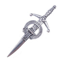 Clan Crest Pewter Kilt Pin with MacDougall Crest