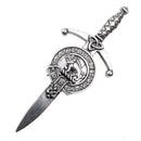 Clan Crest Pewter Kilt Pin with Nesbitt Crest