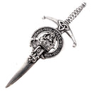 Clan Crest Pewter Kilt Pin with Urquhart Crest