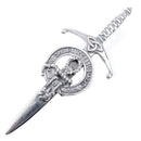 Clan Crest Pewter Kilt Pin with MacTaggart Crest
