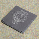 Lamont Clan Crest Slate Coaster