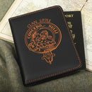 Little Clan Crest Leather Passport Cover