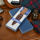 Arisaig - Zebrano Wood Sgian Dubh - Pewter Top