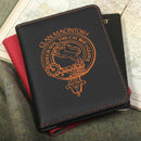 Macintosh Clan Crest Leather Passport Cover