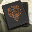 MacKenzie Clan Crest Leather Passport Cover