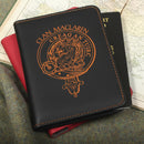 MacLaren Clan Crest Leather Passport Cover