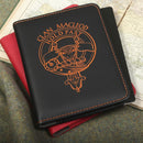 Macleod Clan Crest Leather Passport Cover