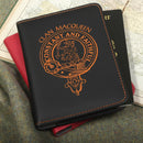 MacQueen Clan Crest Leather Passport Cover