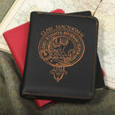 MacThomas Clan Crest Leather Passport Cover