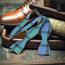 Tartan Self Tie Bow Tie - Wing Collar (100% Wool)