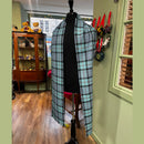 Versatile Extra Long Hebridean Scarf draped elegantly, highlighting its craftsmanship and premium material.