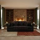 Fleece lined Tartan Throw and Three Cushion Cover Set