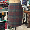Tweed Straight Skirt - Custom made in your choice of Shetland tweed