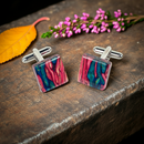 Heathergems Square Cufflinks