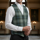 Springweight Tartan Gents Waistcoat with Satin Back