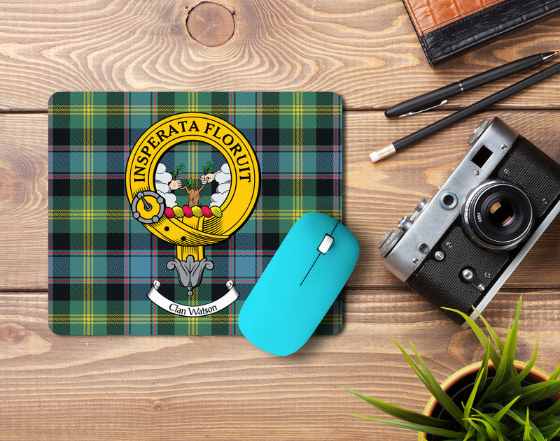 Watson Clan Crest Mouse Pad