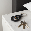 Clan Crest Real Leather Key Fob (Round)