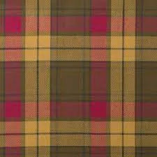 Lightweight Tartan Material 10oz Wool