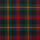 Wool Tartan Tie with Clan Crest Clip