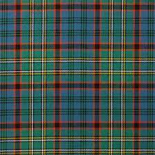 Square Tartan Pin Badge