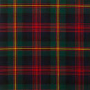 Wool Tartan Tie with Clan Crest Clip