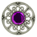 Antique Culloden Plaid Brooch