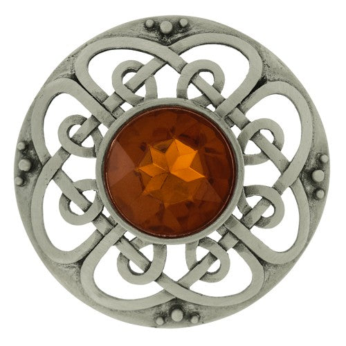 Antique Culloden Plaid Brooch