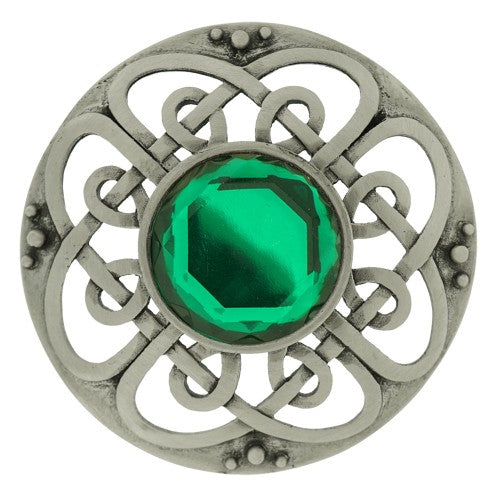 Antique Culloden Plaid Brooch