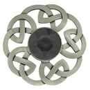 Antique Celtic Interlace Plaid Brooch
