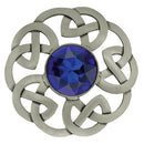 Antique Celtic Interlace Plaid Brooch