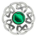 Celtic Interlace Plaid Brooch