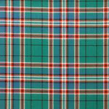 Square Tartan Pin Badge