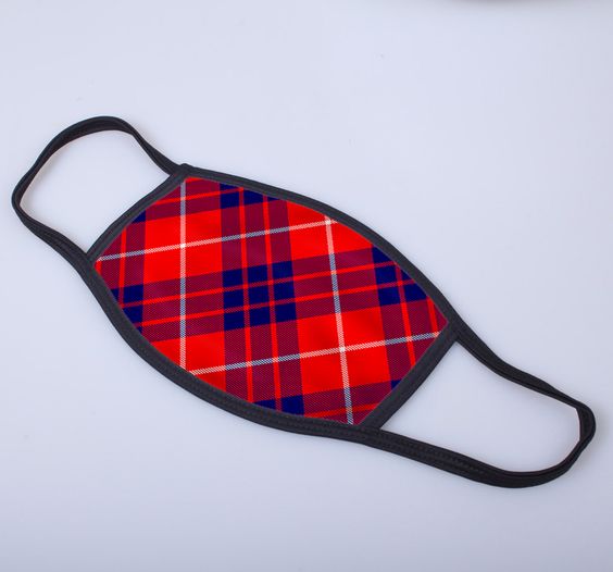 Hamilton Tartan Printed Face Mask