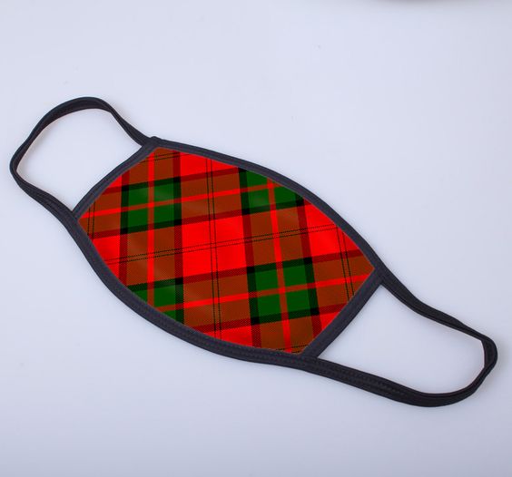 Dunbar Tartan Printed Face Mask